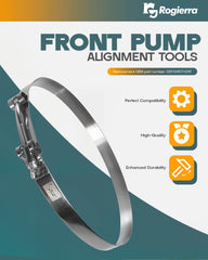 Rogierra front pump alignment tool with wing nut for easy setup and adjustment.