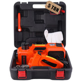 ROGTZ 5-ton electric hydraulic jack lifting a vehicle safely