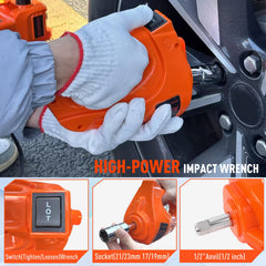 ROGTZ complete tire-change kit ready for emergencies