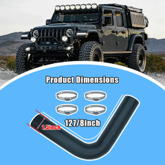 Rogugeroty temperature-range hose suitable for harsh engine bay conditions