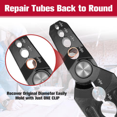 Rogvoc tool in clamp-ready position for simple on-site repair