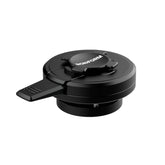Rokform universal mount side view highlights compact vibration dampener design.