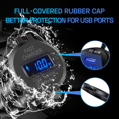 Rolokit din Hella plug USB charger smart IC safeguards against overload and overheating