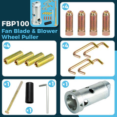 Romalon FBP100 alignment tool included ensures precise blade removal alignment.