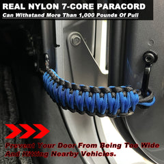 ROMASO 2-pack door straps highlighting quick replacement in rugged trails.