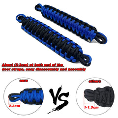 ROMASO nylon 7-core paracord close-up weave for strength and reliability.