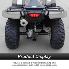 ROMELACK heavy-duty steel hitch withstands demanding towing tasks.
