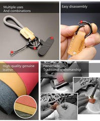 RONGBOER 14.5x2 cm keychain demonstrating compact size and light weight.