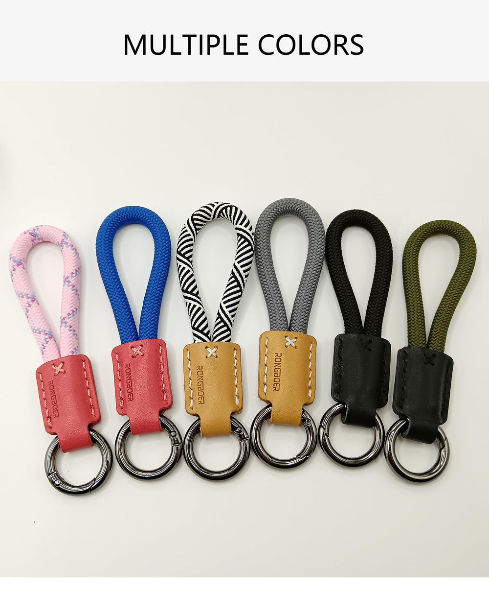 RONGBOER multi-functional keychain attached to bag or belt for versatility.