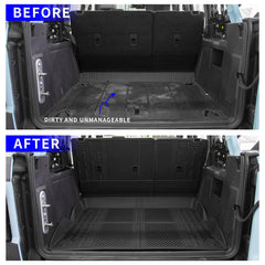 Rongtaod backrest mats shield the Bronco rear seats for four-door models