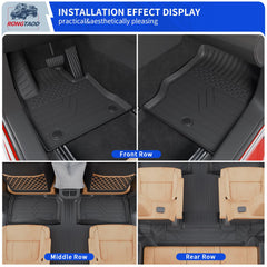 Rongtaod cargo liner with non-slip surface in Ford Explorer
