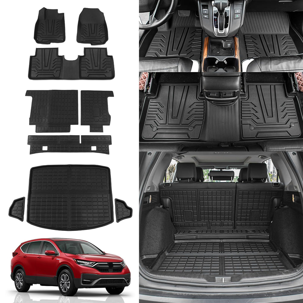 Rongtaod CR-V floor mats for 2017-2022 offer precise fit and all-weather protection.