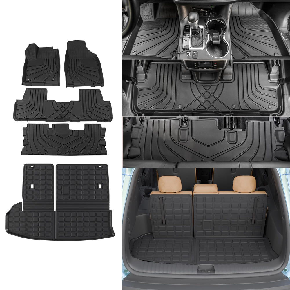 Rongtaod trunk mat with backrest protects cargo space from dirt and spills.