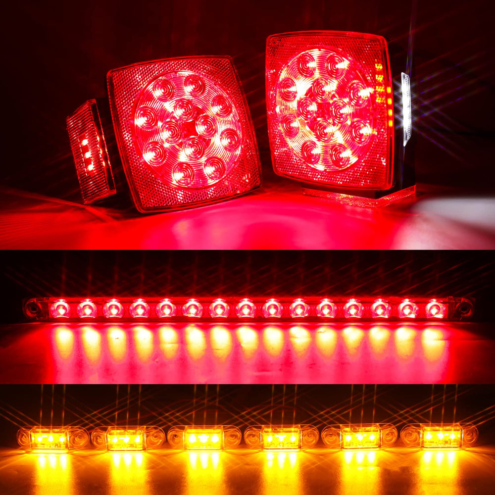 RONSTA 13.8-inch light bar enhances forward visibility.