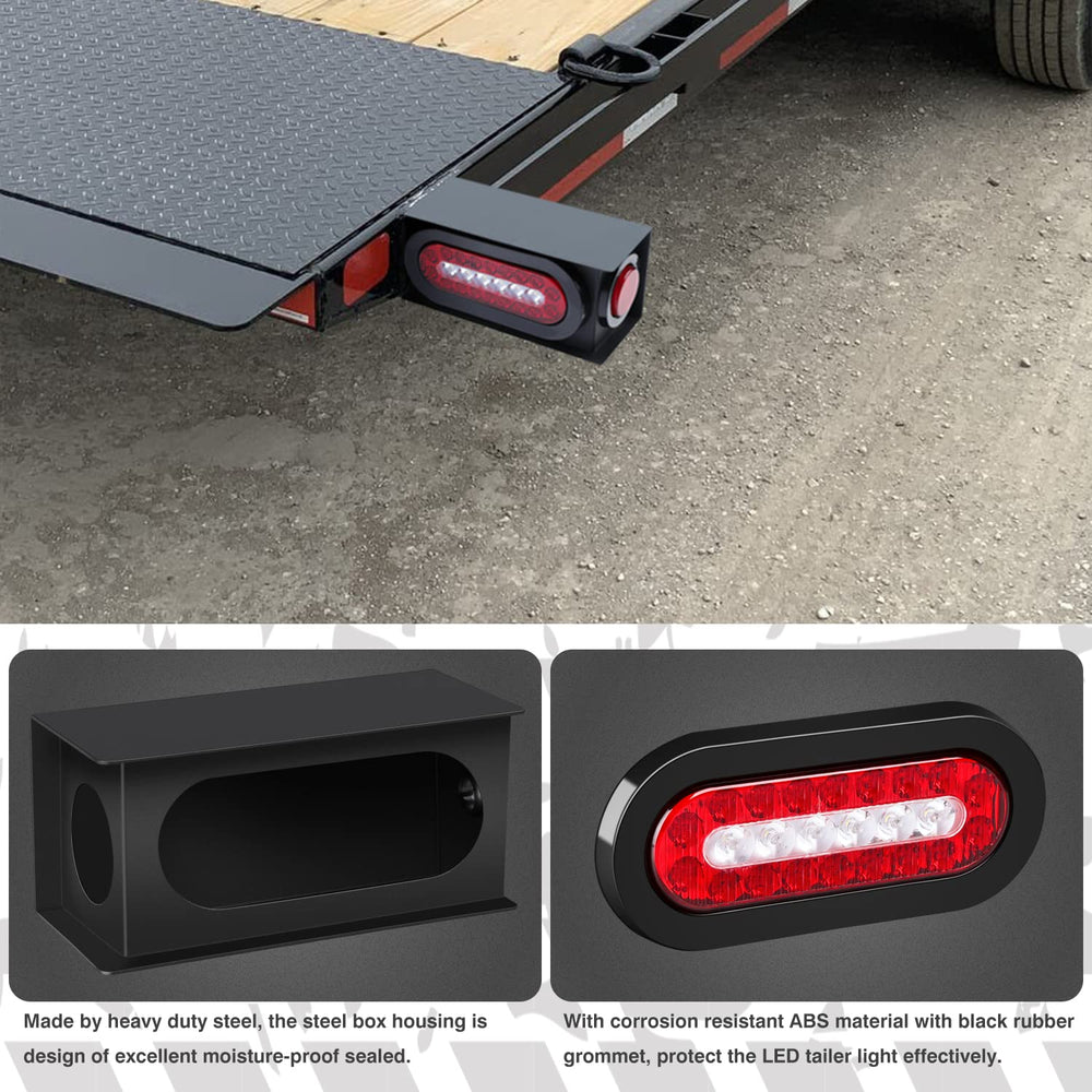 RONSTA 2-inch round LED side light enhances signaling.