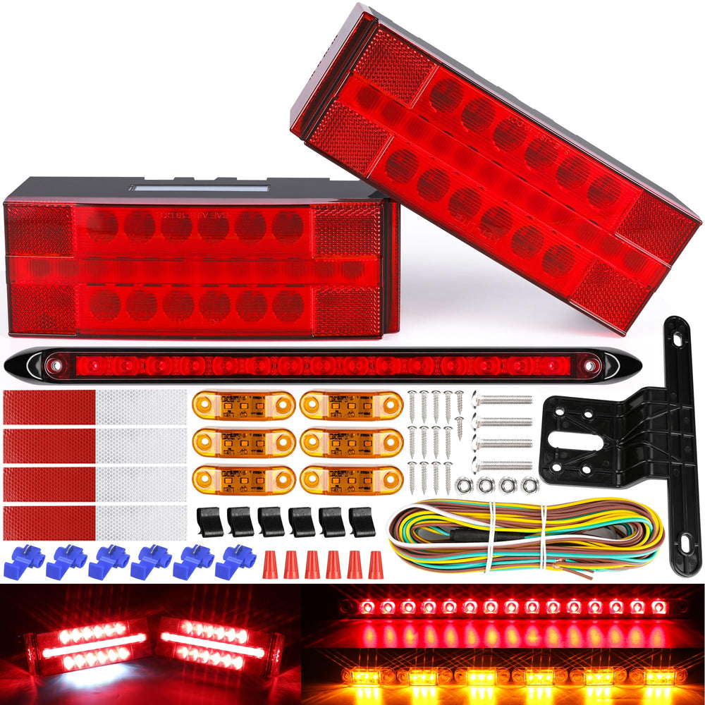 RONSTA stop and turn LED tail light assembly for safe towing visibility.