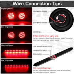 RONSTA 13.8-inch brake light bar clearly communicates stopping intent.