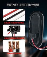 Ronybuy 12V trailer wiring pigtail supports universal truck connections.
