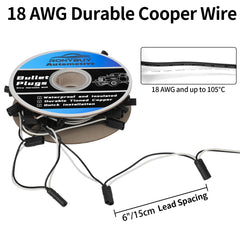 Ronybuy 18 AWG insulated wire stays flexible in rugged applications.