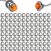 Ronybuy bezel for round marker lights with durable stainless steel finish.