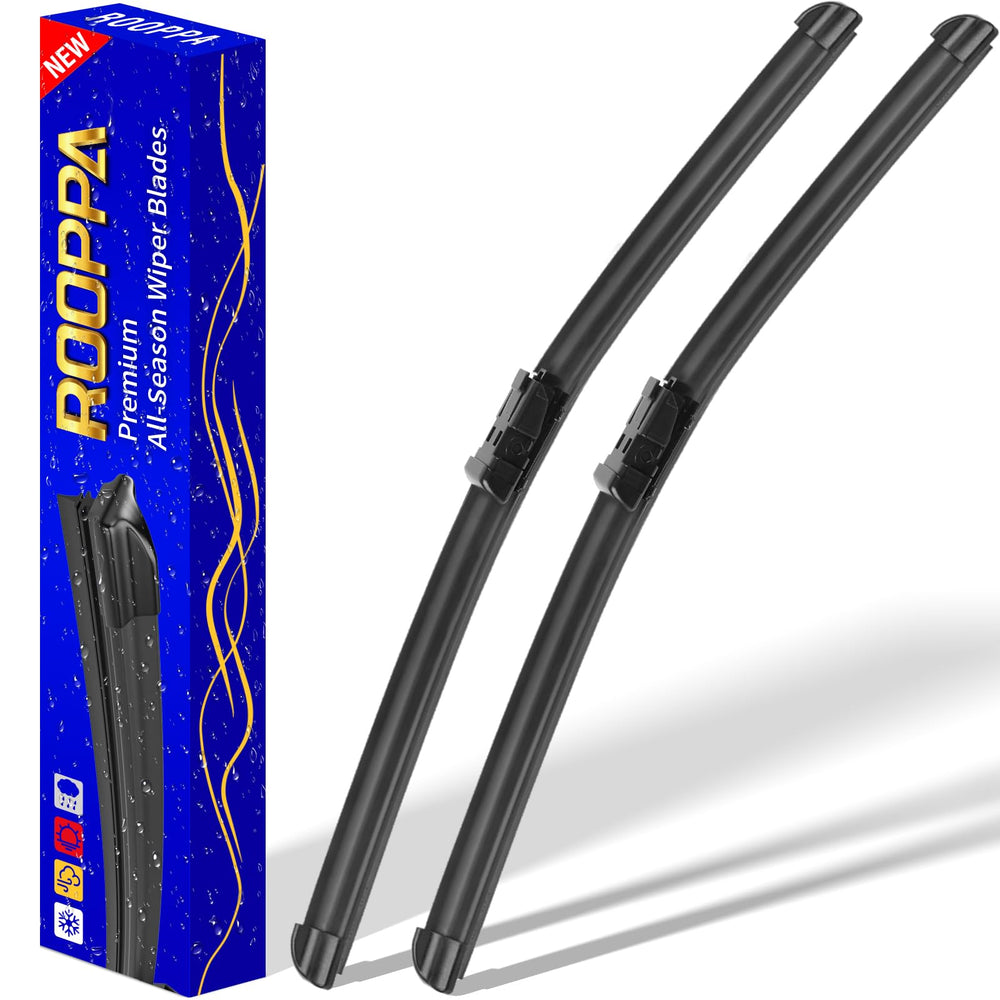 Rooppa 22-inch front wiper blades set of 2 for OEM replacement and rain clearance