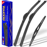 Rooppa 3 wipers on Honda Pilot 22-inch front blade for clear rain visibility