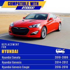 Rooppa wiper blades for Hyundai Genesis Coupe 2010 2016