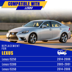 Rooppa 22-inch wiper blade for Lexus IS350 improves visibility in heavier rain