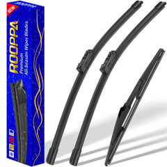 Rooppa Mazda CX-5 24 inch wiper blade for reliable front windshield visibility in rain
