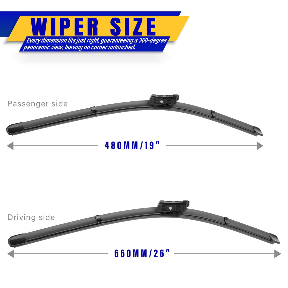 Rooppa Tesla Model Y 19-inch wiper blades deliver smooth, streak-free visibility