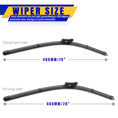 Rooppa Tesla Model Y 19-inch wiper blades deliver smooth, streak-free visibility