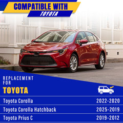 Rooppa two-pack wiper blades includes both sizes for Toyota compatibility.