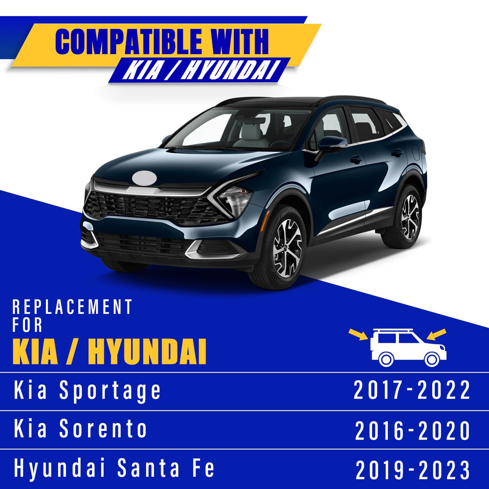 Rooppa wipers installed on Kia Sportage demonstrates plug-and-play fit.