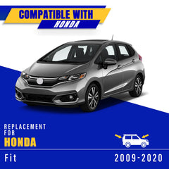 Rooppa wipers installed in car for plug-and-play replacement.