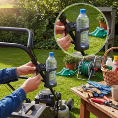 Roowest weather-resistant plastic withstands sun and rain.