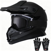 Roozo Kids Dirt Bike Helmet front view showing youth-friendly design and protection