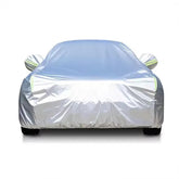 rorweinooye 6-layer car cover front view protects sedan from rain and sun
