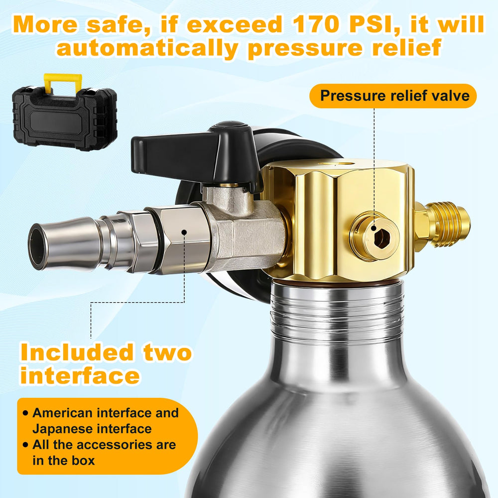 Rossesay AC Flush Kit 35.4 inch hose enables flexible connections