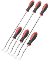 Rotation 6-piece trim removal set with chrome tools for damage-free door panel access