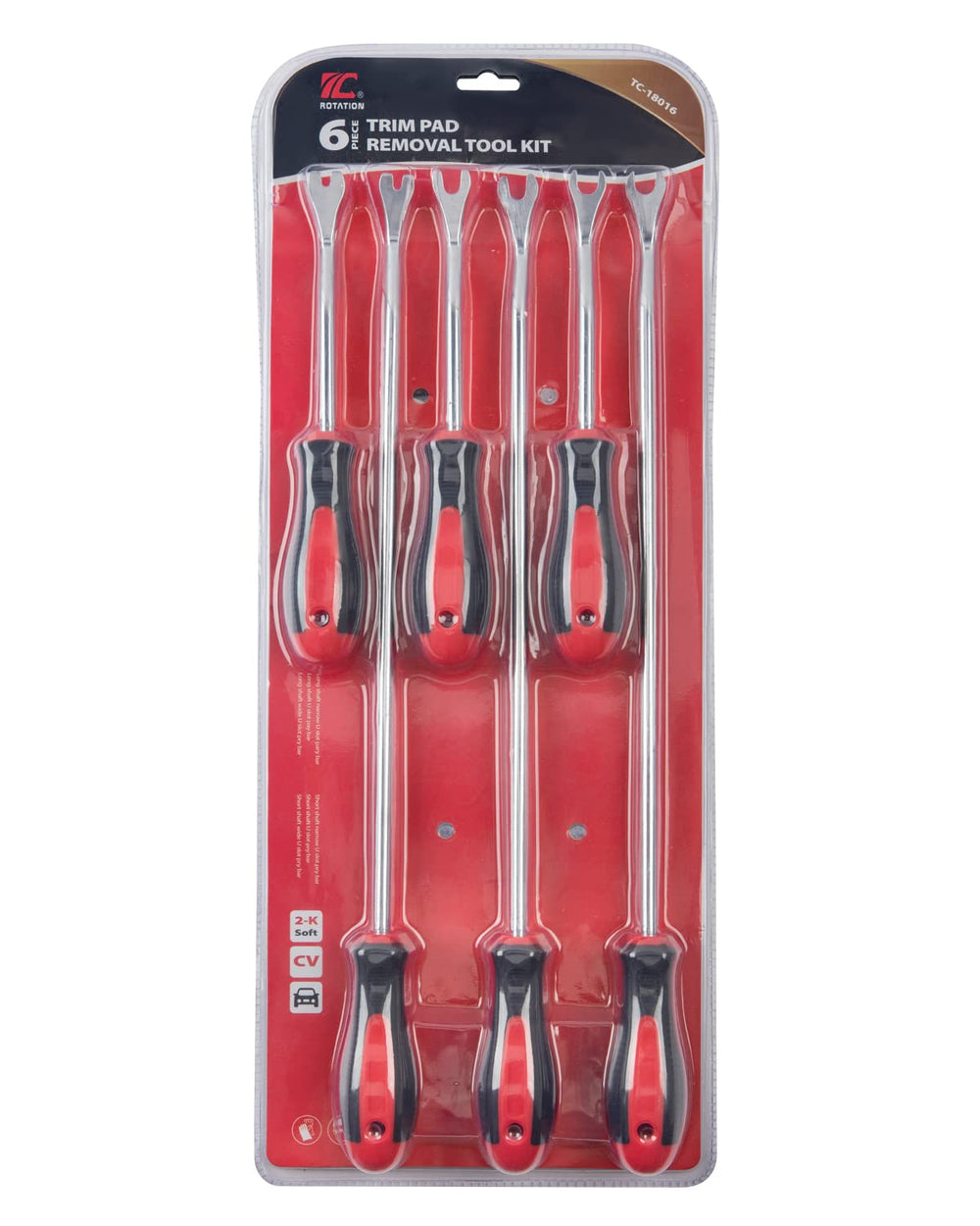 Rotation interior work toolkit for wires, gaskets, and rings without panel damage