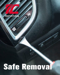 Rotation ergonomic PP and TPR handles offer comfortable grip during interior work