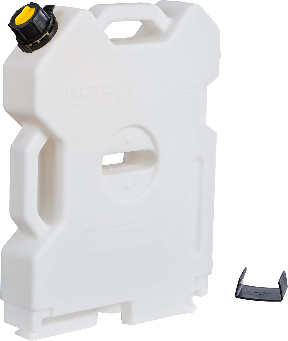 RotopaX RX-2W water pack demonstrates 2-gallon capacity for rugged outdoor use.