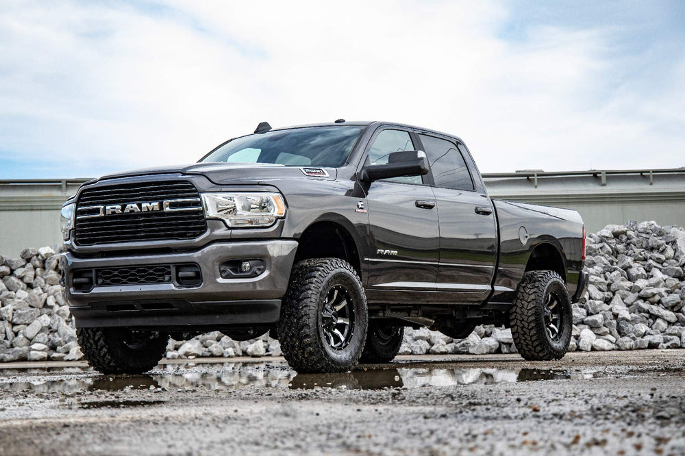 Rough Country Ram 2500 after install rides level with confidence on road