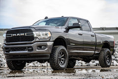 Rough Country leveling kit rear view boosts load stability on Ram 2500/3500