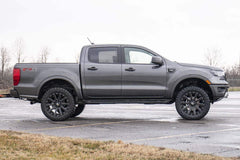Rough Country upgrade raises ground clearance for tackling obstacles.