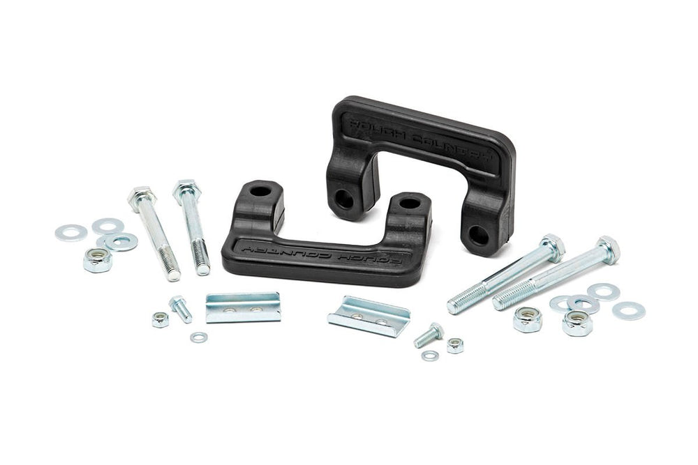 Rough Country 2-Inch Leveling Kit on GMC Denali 1500 Magneride boosts ground clearance for tougher terrains.