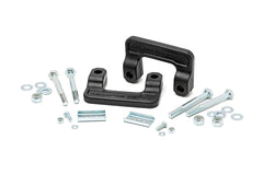 Rough Country 2-Inch Leveling Kit on GMC Denali 1500 Magneride boosts ground clearance for tougher terrains.