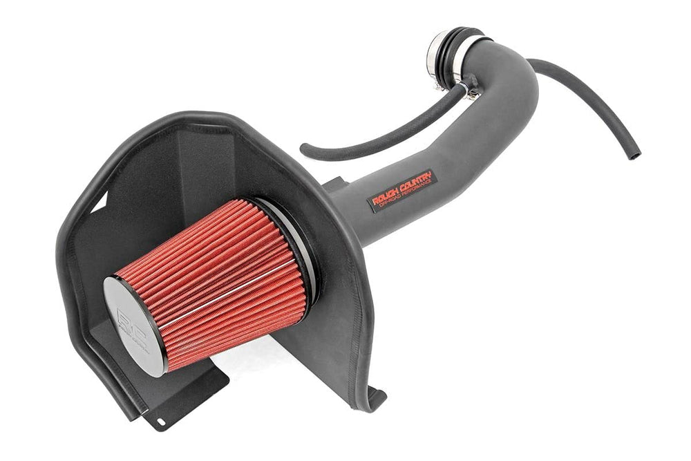 Rough Country Cold Air Intake air-filter close-up showcasing reusable filter for durable protection.