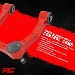 Rough Country forged upper control arm installation steps sketch for quick upgrade