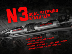 Rough Country N3 setup offers improved ride stability and longer tire life potential.